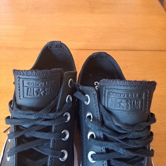 Converse Ctas lift leather platform black polar W - Picture 5 of 5
